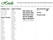 Tablet Screenshot of hotells.se